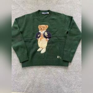 Polo Ralph Lauren Green Bear Sweater